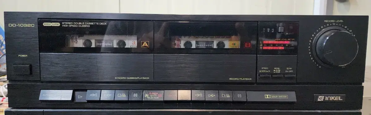 인켈 DD-1032C 더블 카세트 데크